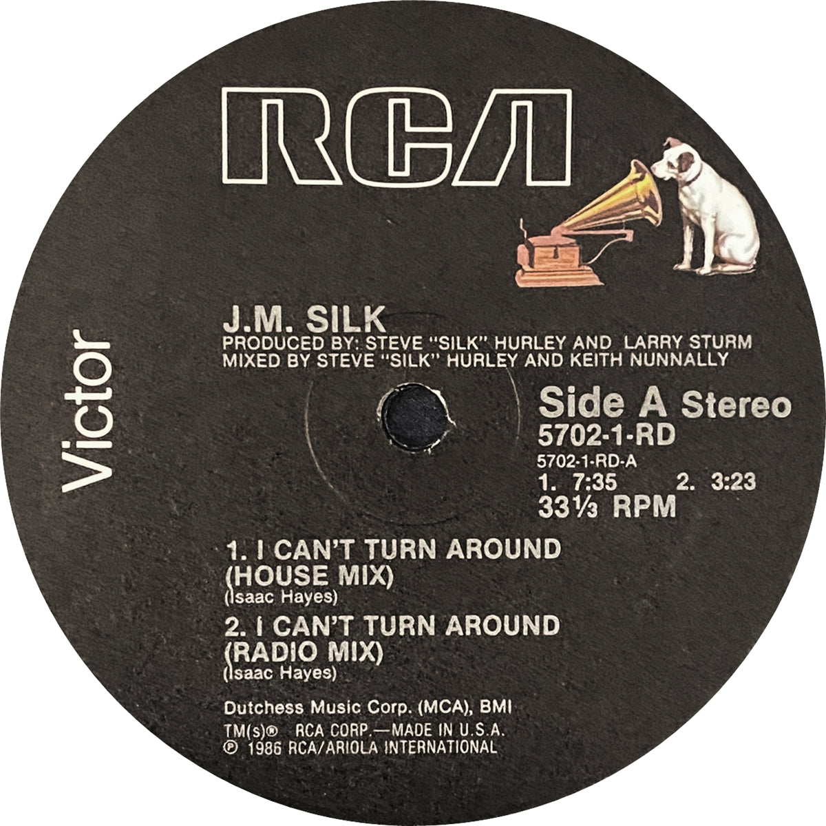 J.M. SILK / I CAN'T TURN AROUND