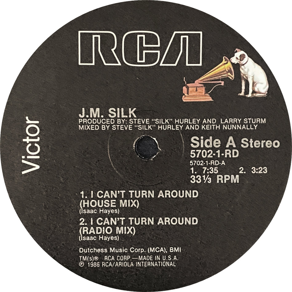 J.M. SILK / I CAN'T TURN AROUND