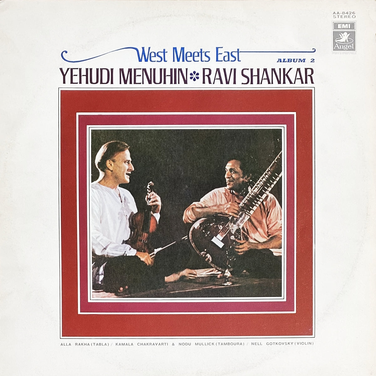 YEHUDI MENUHIN, RAVI SHANKAR / WEST MEETS EAST ALBUM 2