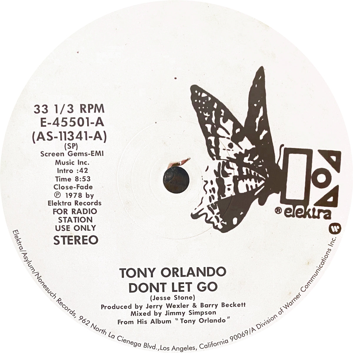 TONY ORLANDO, SERGIO MENDES BRASIL '88 / DON'T LET GO, I'LL TELL YOU