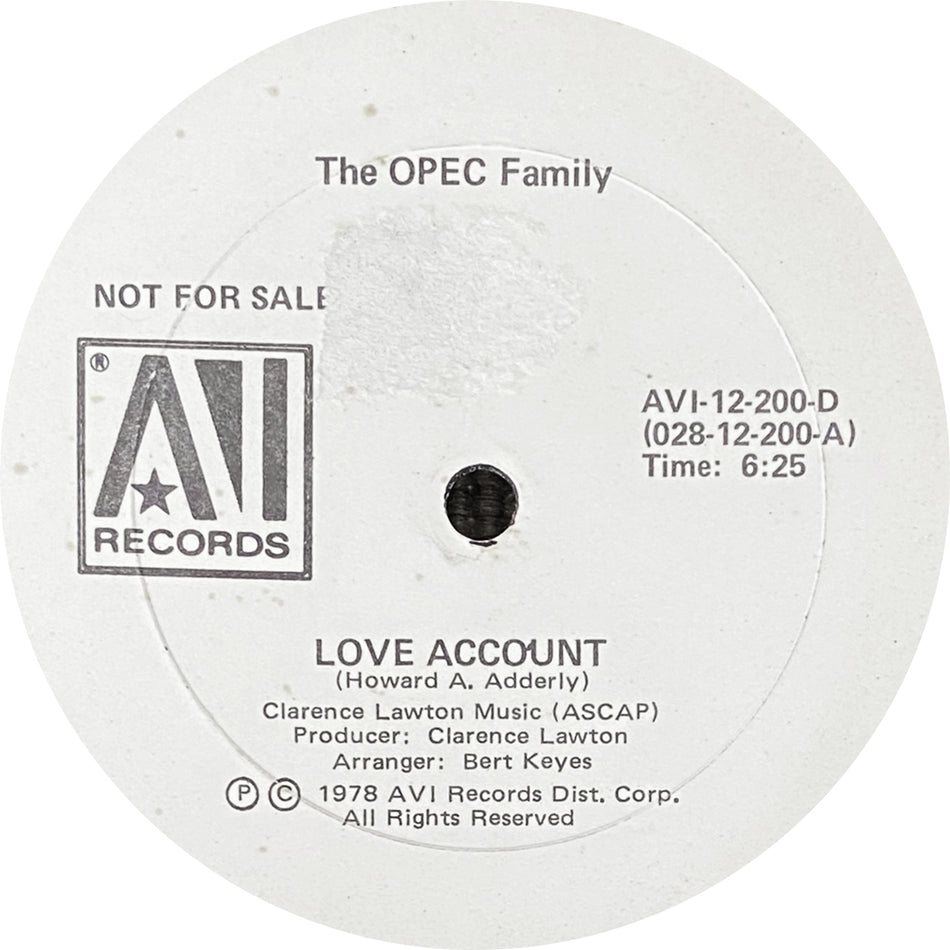 THE OPEC FAMILY / GET UP AND DO THE BOOGIE