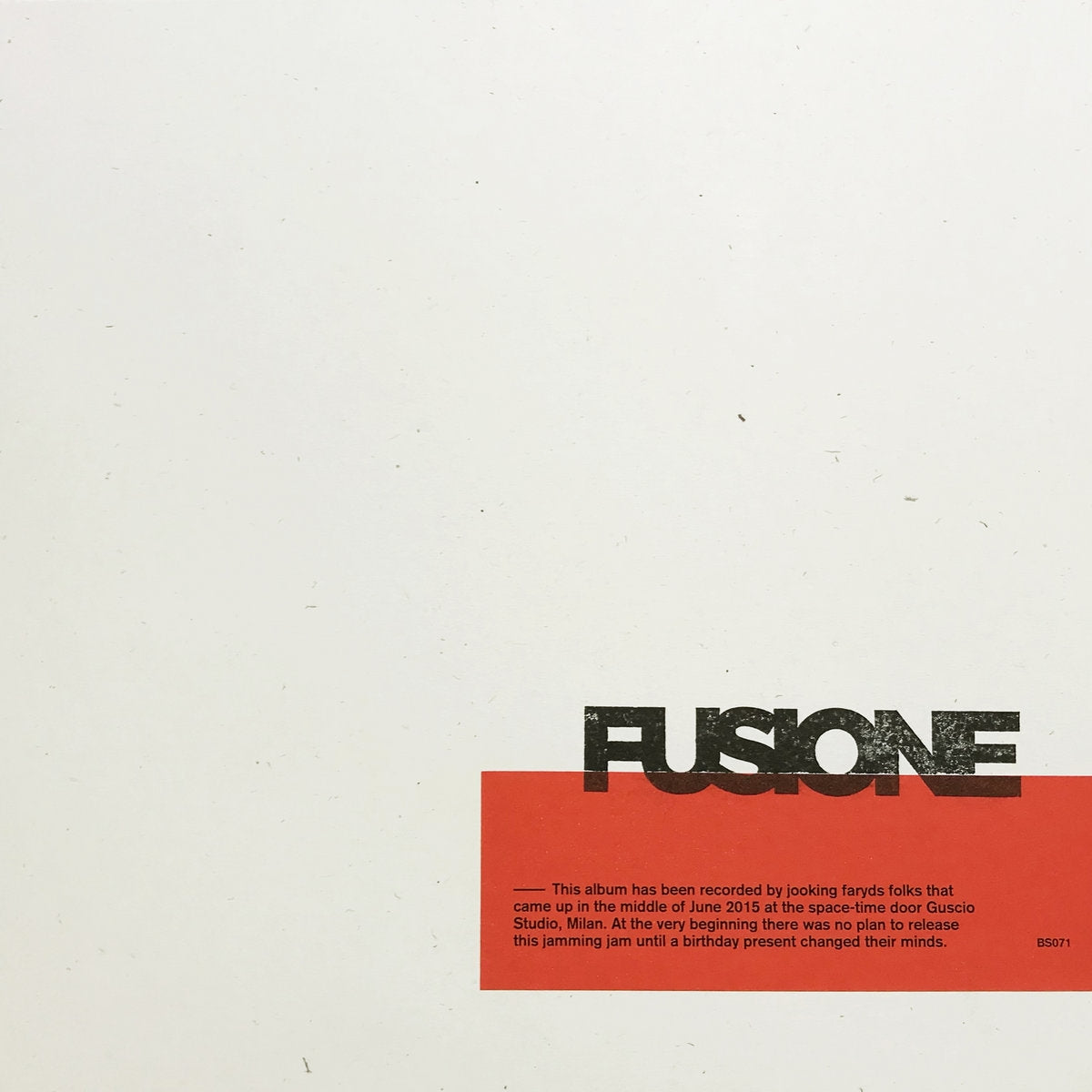 FUSIONE / FUSIONE