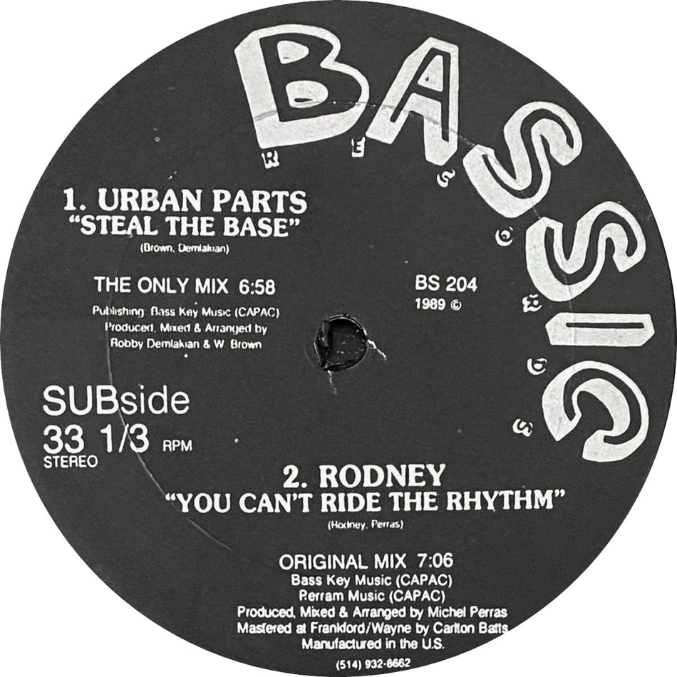 YOU CAN'T RIDE THE RHYTHM, STEAL THE BASE