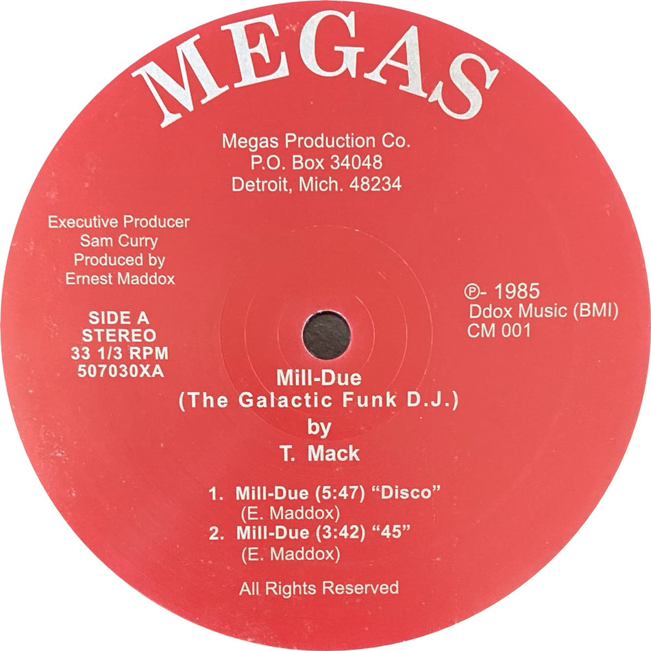 MILL-DUE (THE GALACTIC FUNK D.J.)