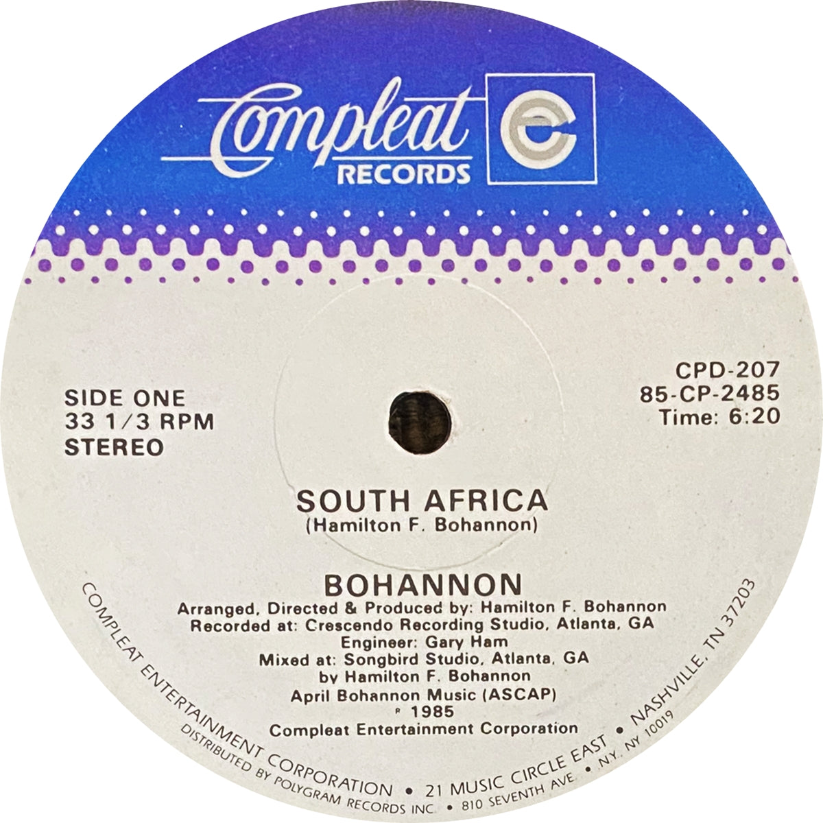 BOHANNON / SOUTH AFRICA