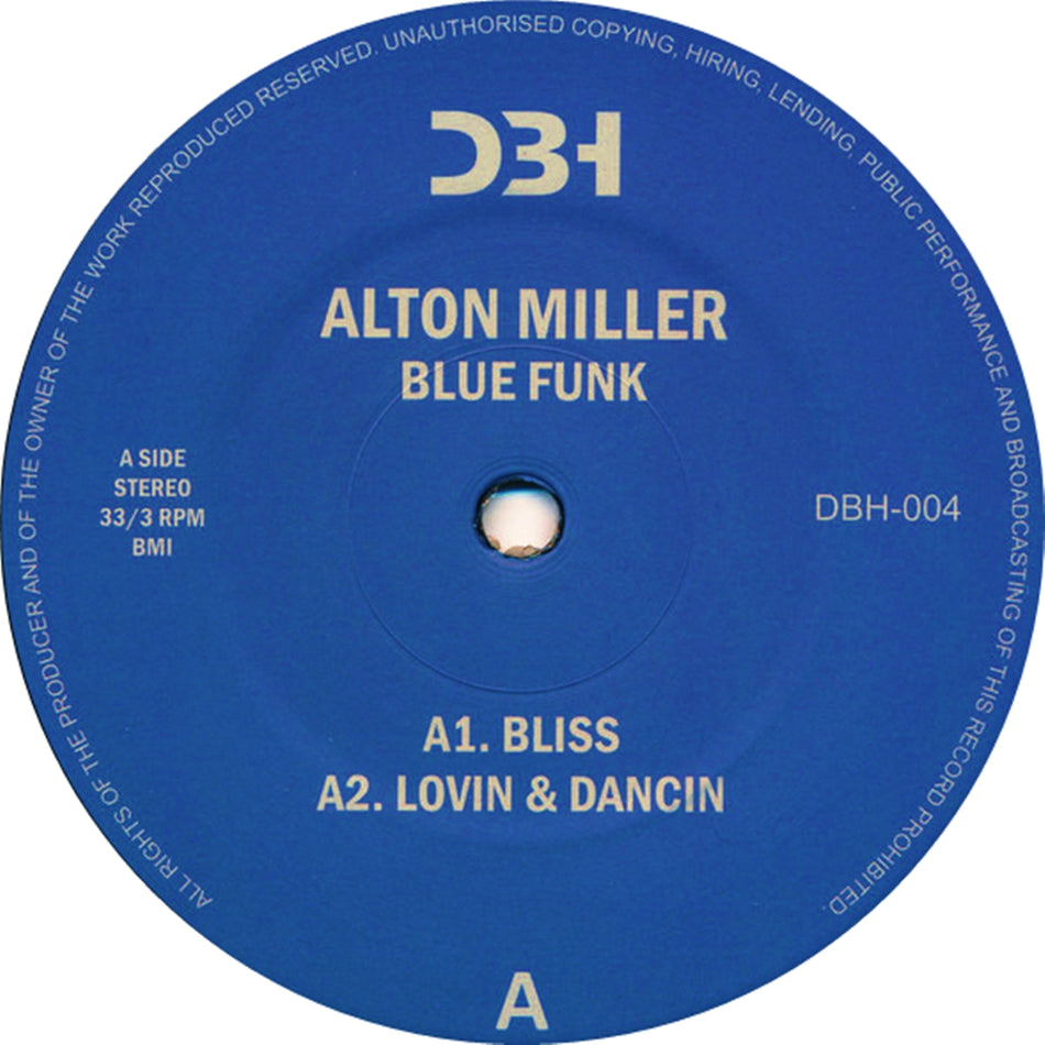 ALTON MILLER / BLUE FUNK