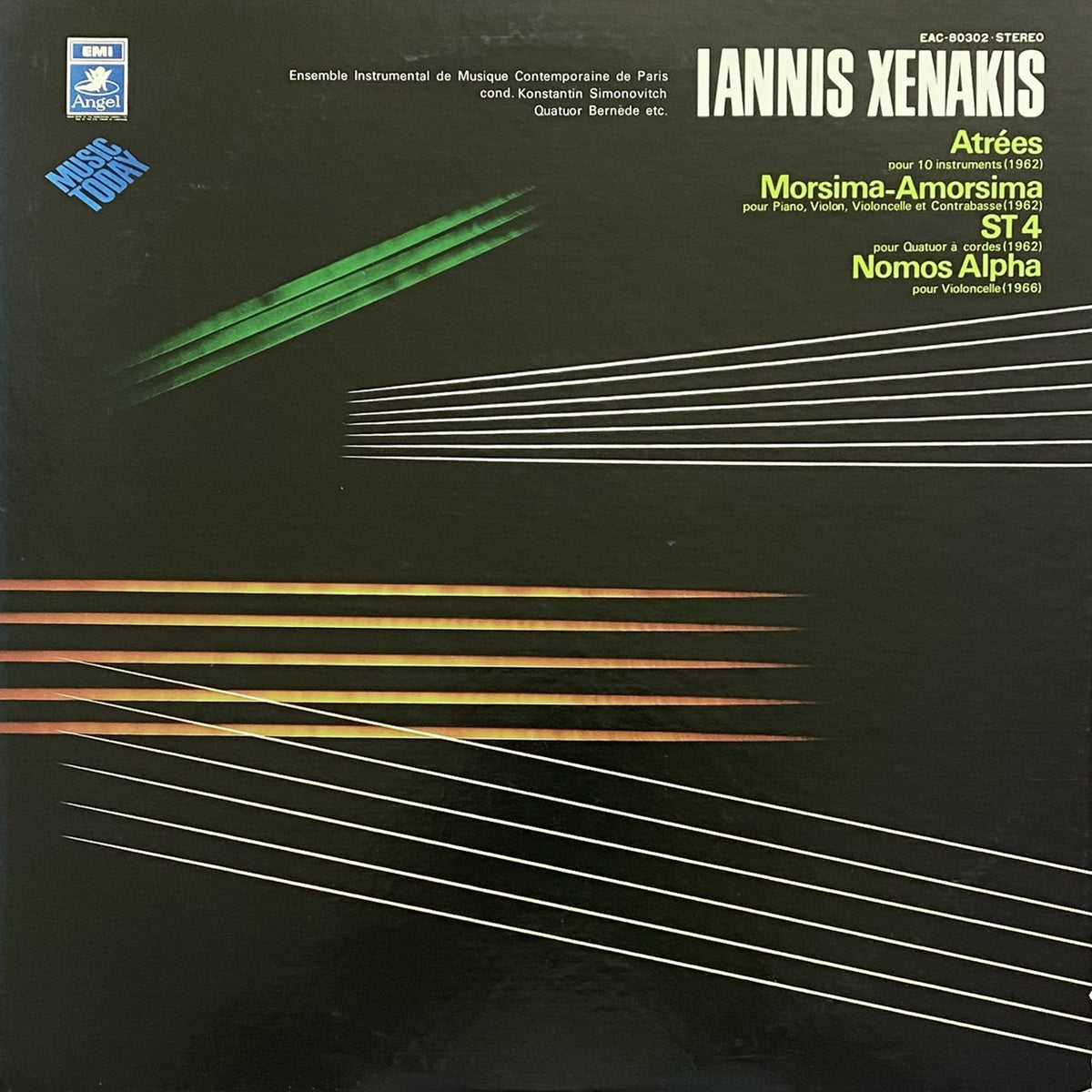 IANNIS XENAKIS / ATREES, MORSIMA-AMORSIMA, ST 4, NOMOS ALPHA