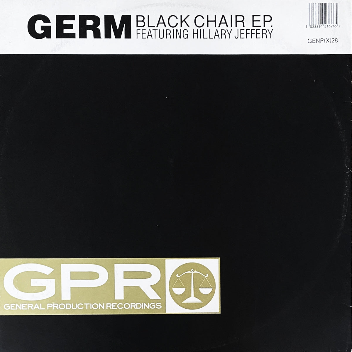 GERM FEATURING HILLARY JEFFERY / BLACK CHAIR
