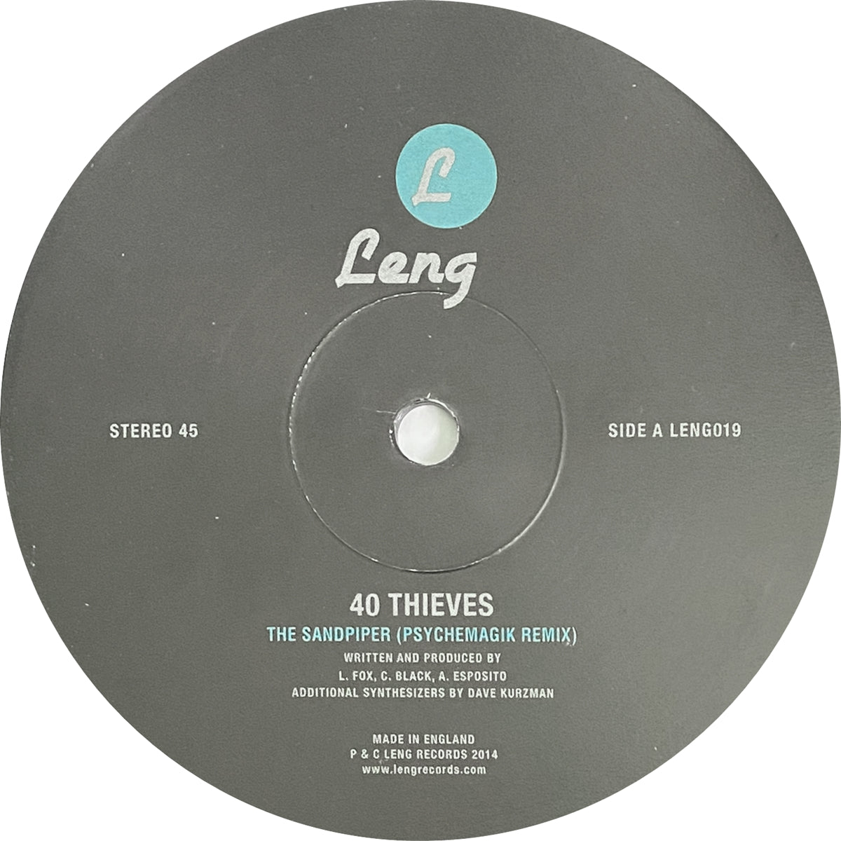 40 THIEVES / THE SANDPIPER (PSYCHEMAGIK REMIX), THE SKY IS YOURS (CANTOMA REMIX)
