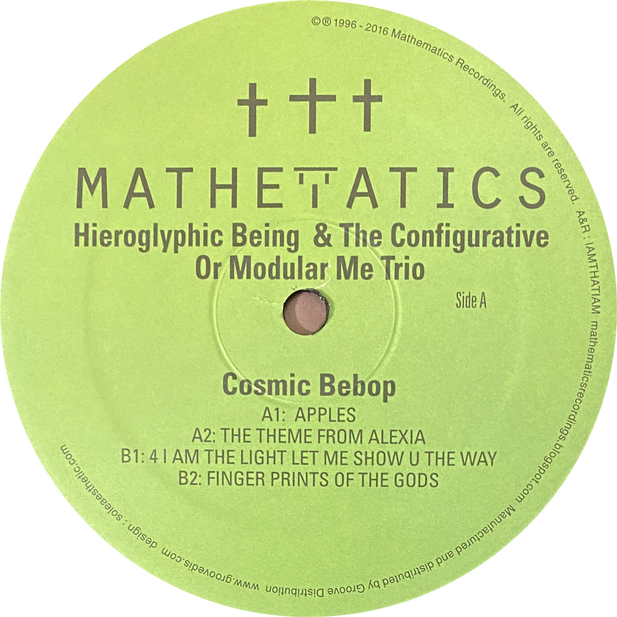 HIEROGLYPHIC BEING AND THE CONFIGURATIVE OR MODULAR ME TRIO / COSMIC BEBOP