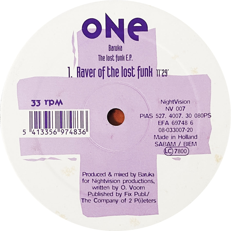 BARUKA / THE LOST FUNK EP