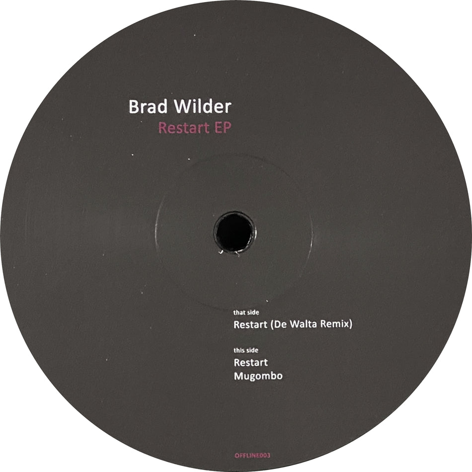 BRAD WILDER / RESTART EP