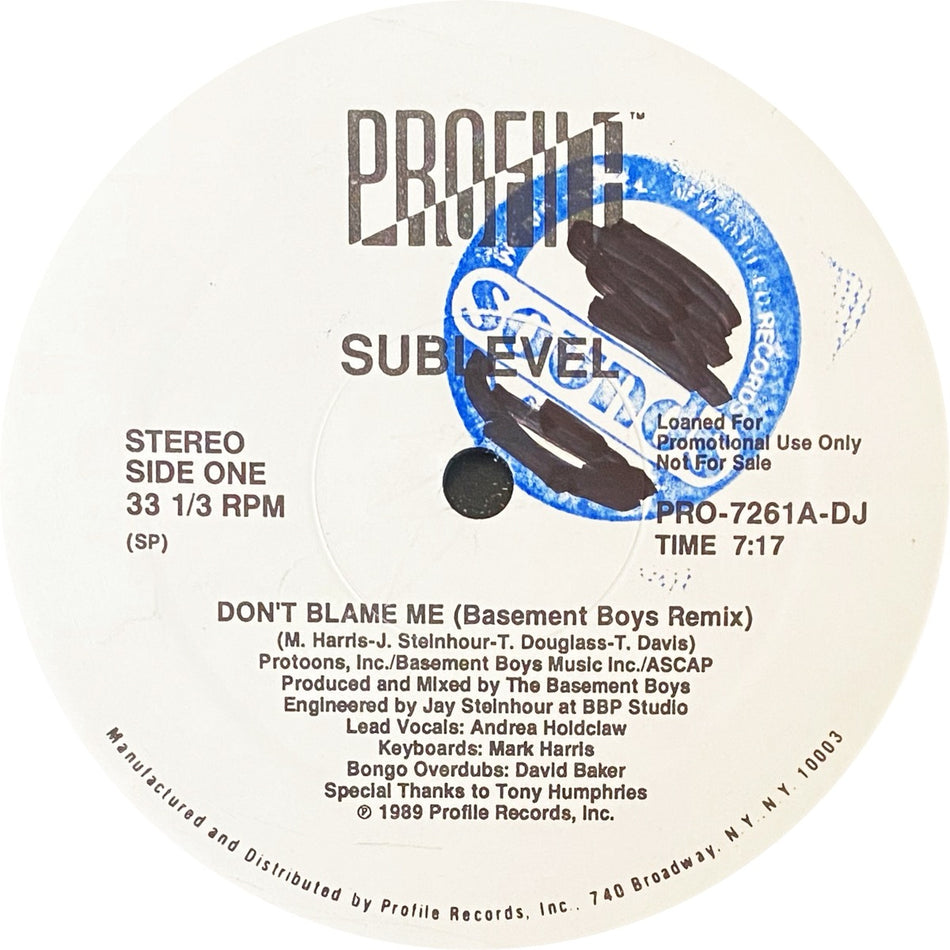 DON'T BLAME ME