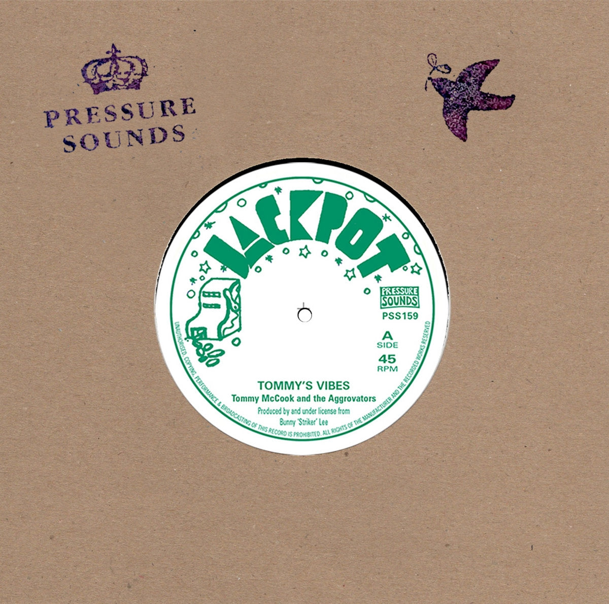 TOMMY MCCOOK AND THE AGGROVATORS / TOMMY'S VIBES