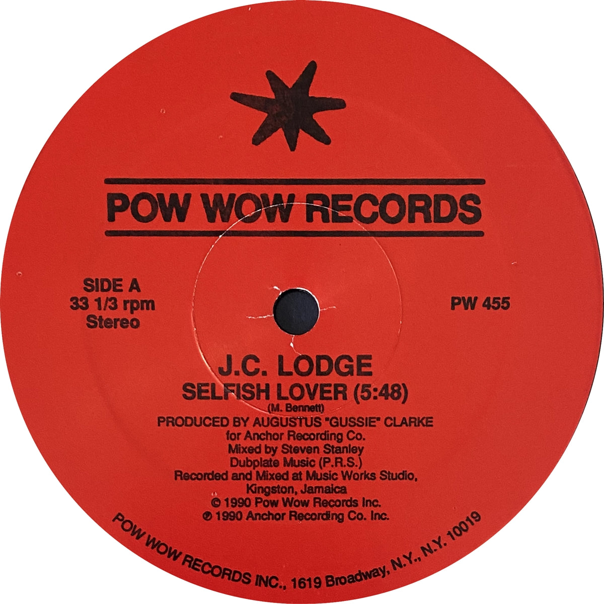 JC LODGE / SELFISH LOVER
