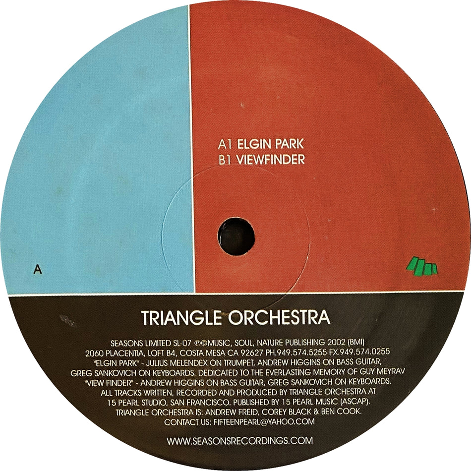 TRIANGLE ORCHESTRA / ELGIN PARK 