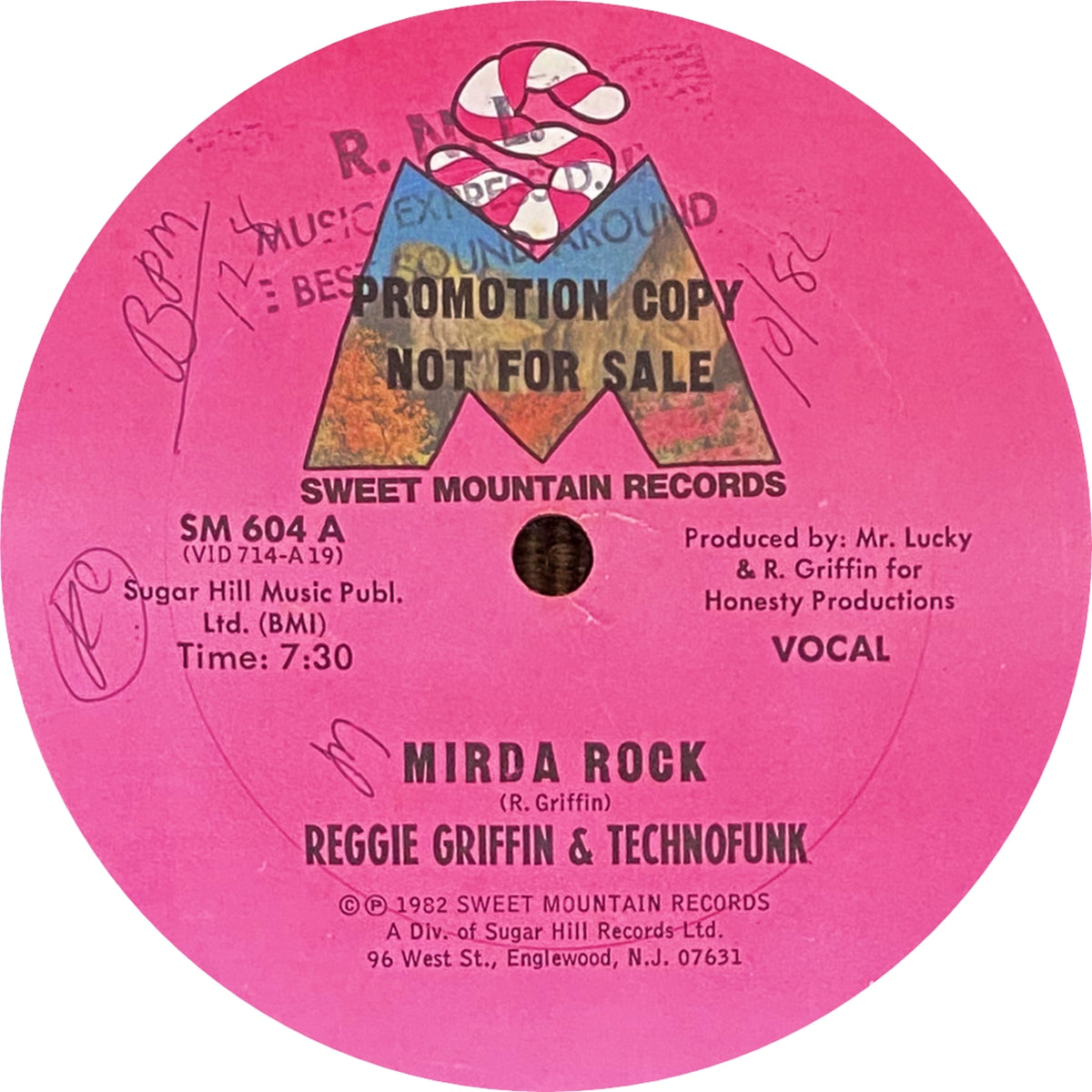 REGGIE GRIFFIN & TECHNOFUNK / MIRDA ROCK