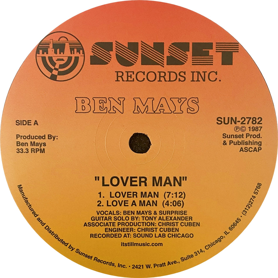 BEN MAYS / LOVER MAN