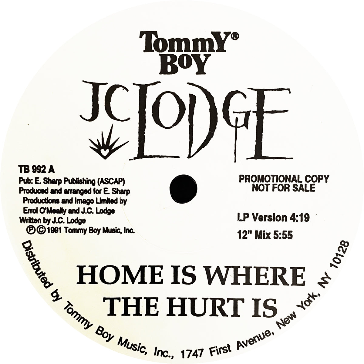 JC LODGE / HOME IS WHERE THE HURT IS, TELEPHONE LOVE