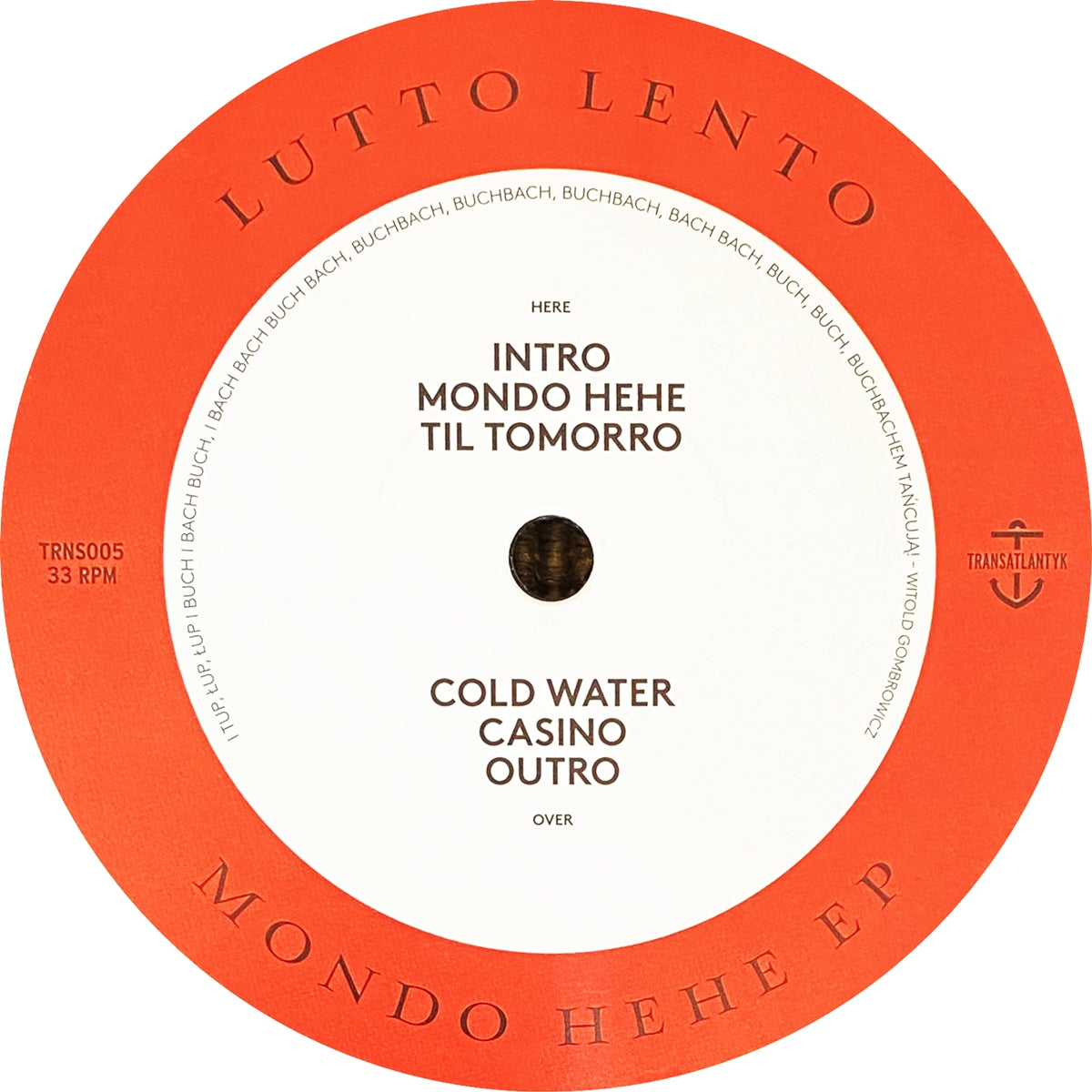 LUTTO LENTO / MONDO HEHE EP