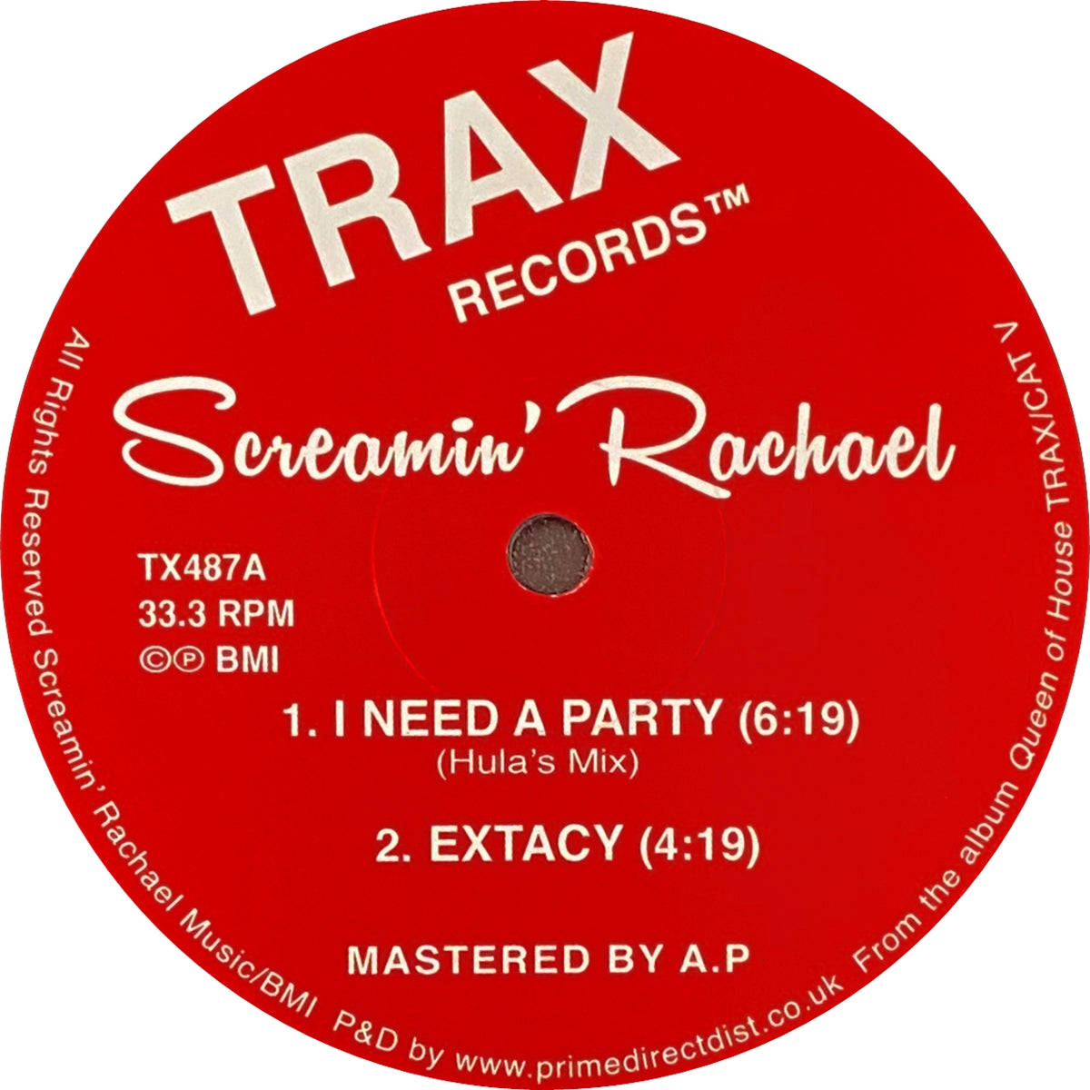 SCREAMIN' RACHAEL / QUEEN OF HOUSE SAMPLER