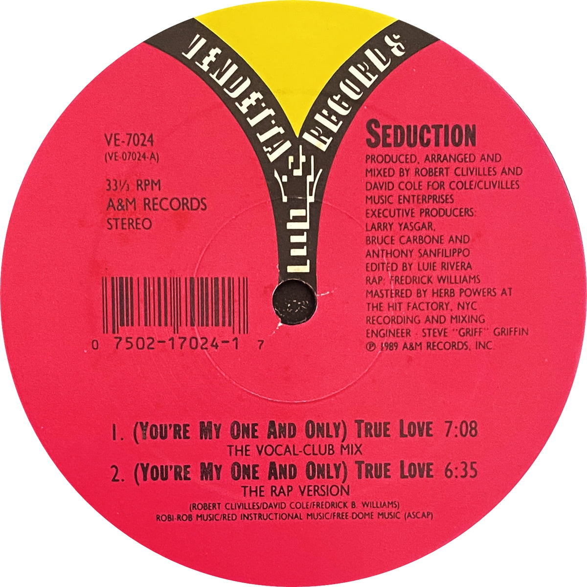 SEDUCTION / (YOU'RE MY ONE AND ONLY) TRUE LOVE