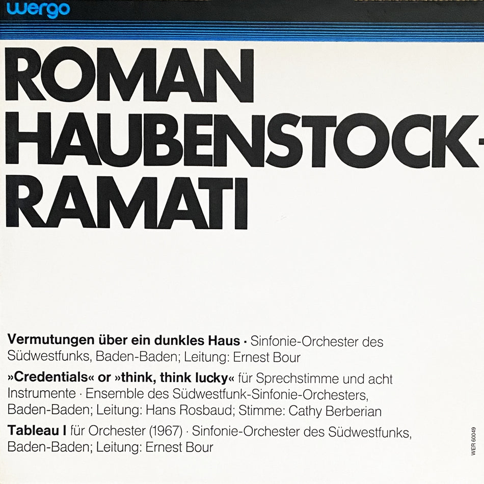 VERMUTUNGEN ÜBER EIN DUNKLES HAUS