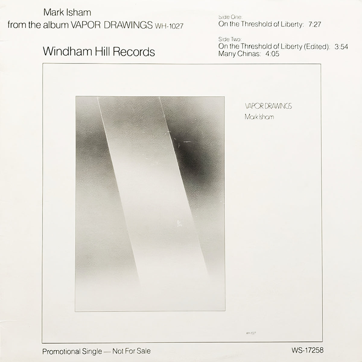 MARK ISHAM / FROM THE ALBUM VAPOR DRAWINGS